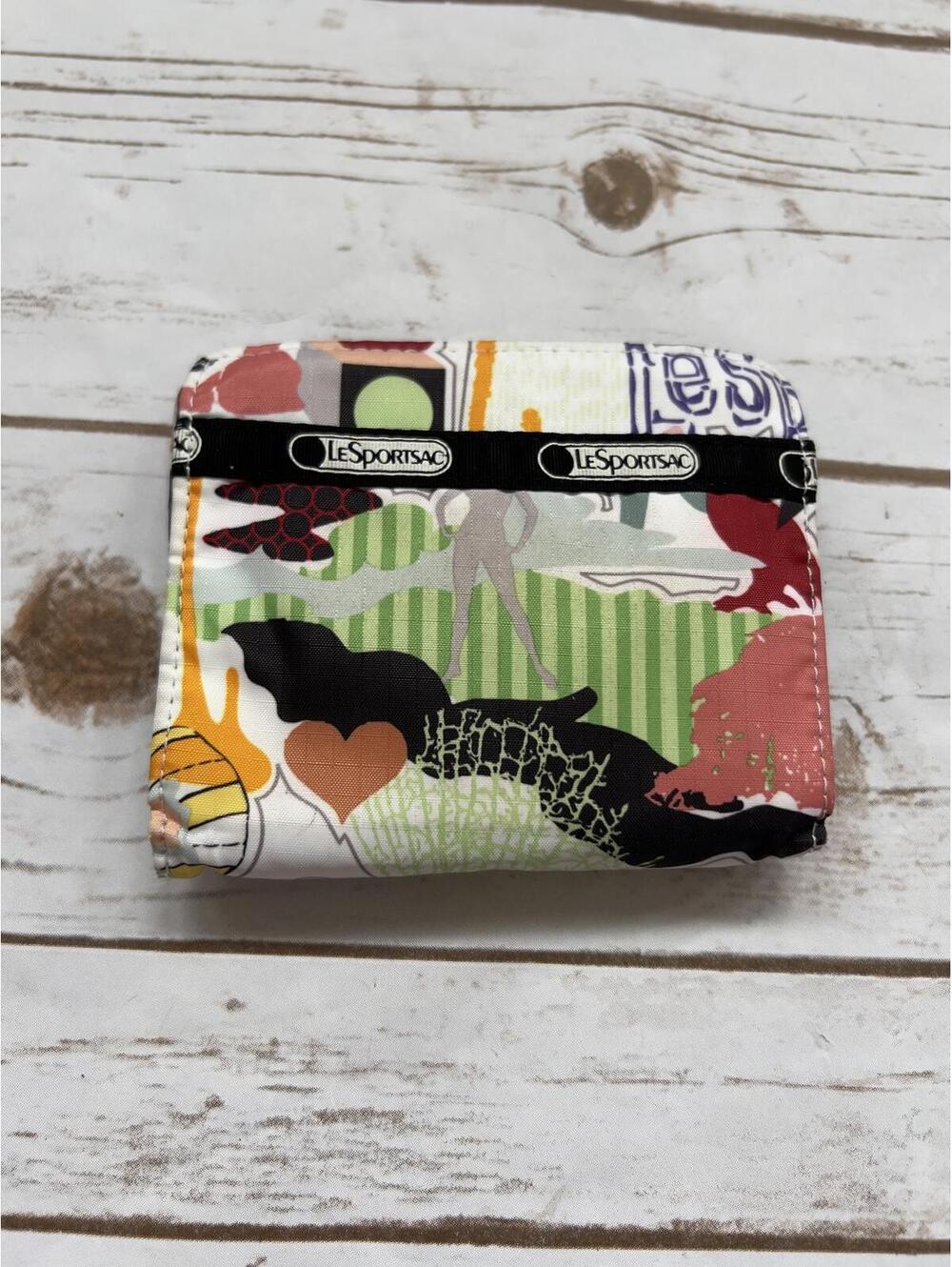 LeSportsac Preloved‎ Wallet with Colorful Pattern